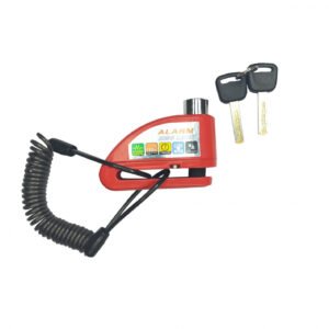 Candado con alarma (Rojo)