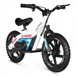 Moto eléctrica infantil STROM 14" (BLANCO)